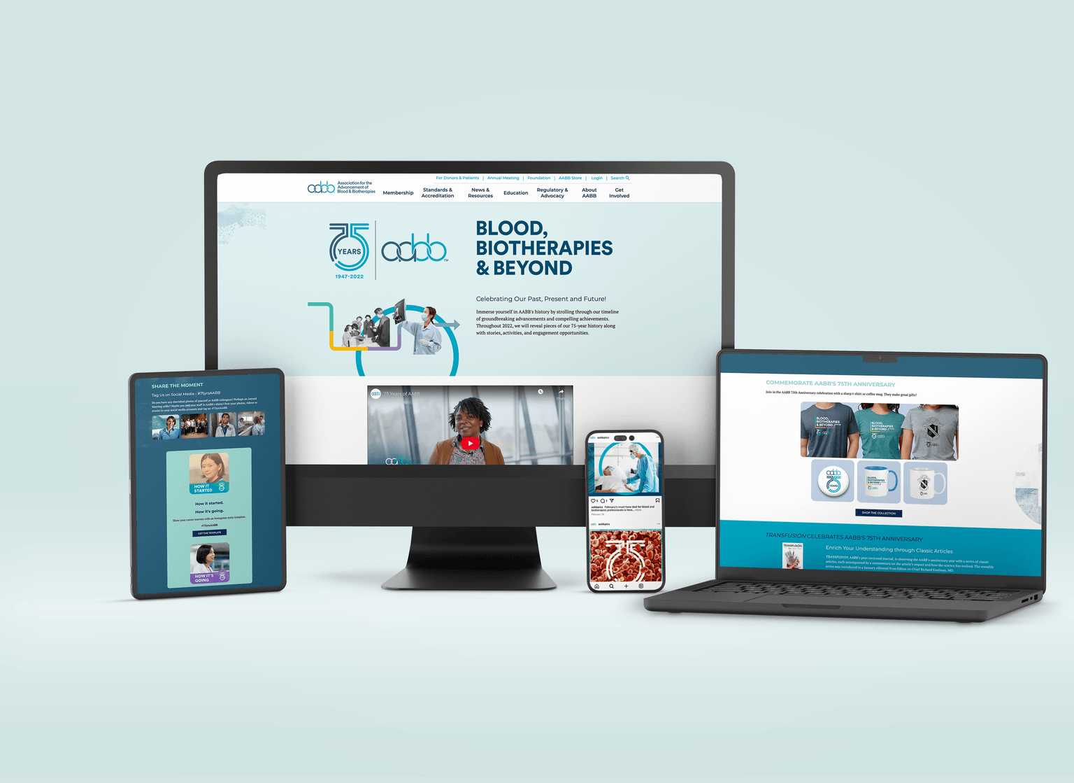 Picture of open brochure showing a page titled "Brand Position"