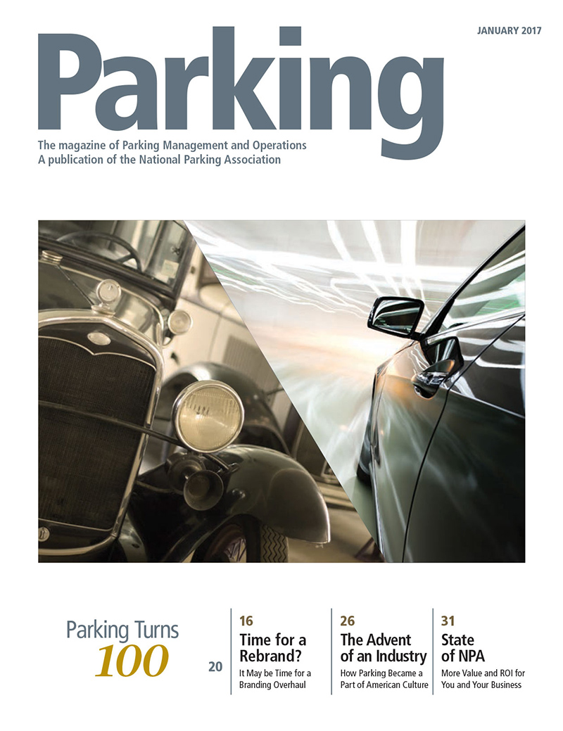 Parking 100 Year Anniversary Magazine Cover & Feature