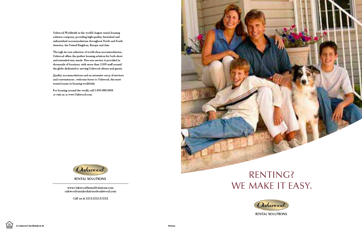 oakwood rental brochure